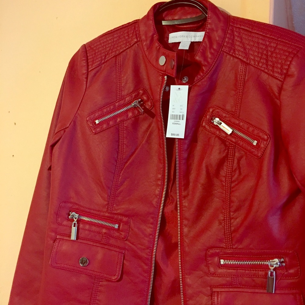 NY&C leather jacket